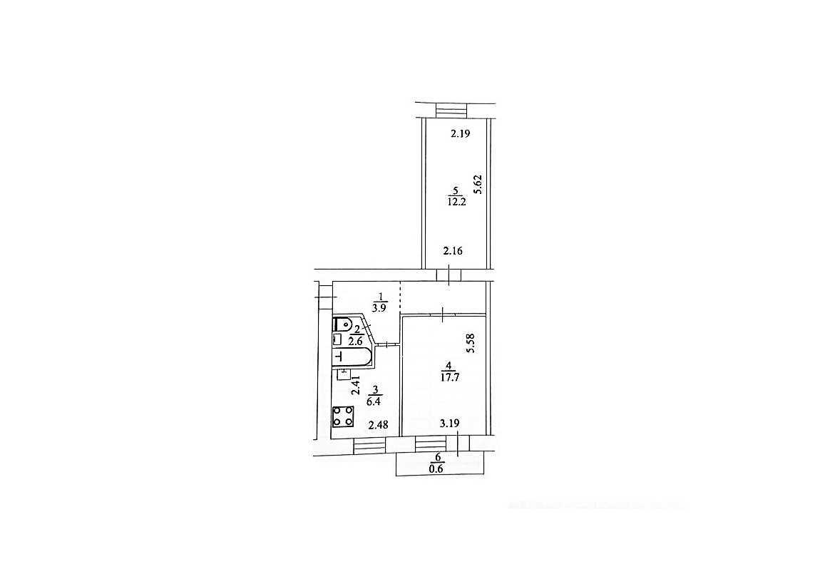 Продажа 2-комнатной квартиры 43.6 м², Митрофана Довнар-Запольского ул., 10