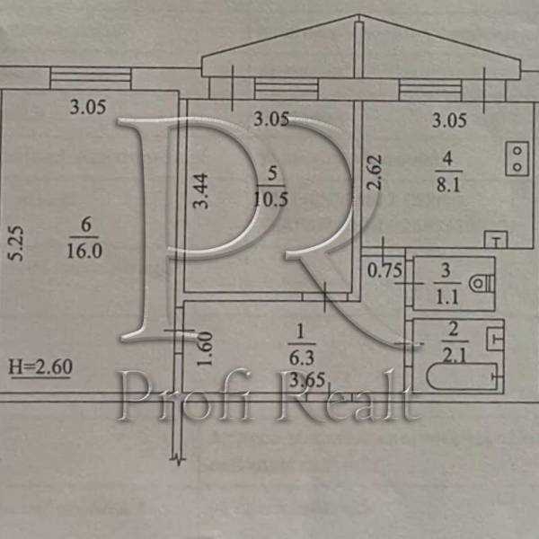 Продажа 2-комнатной квартиры 49 м², Русановский бул., 6
