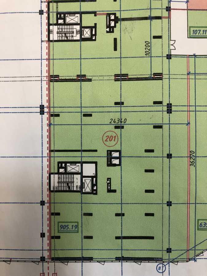 Аренда офиса 1300 м², Николая Бажана просп., 17
