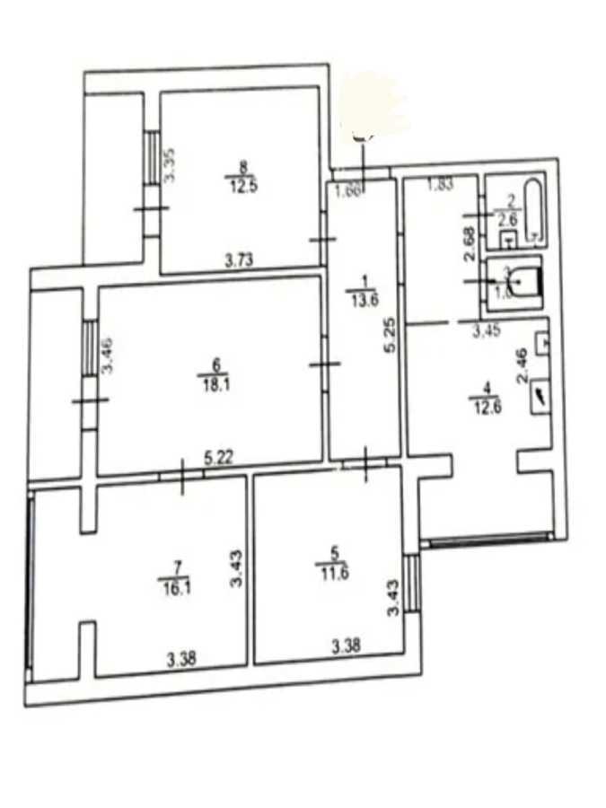 Продаж 4-кімнатної квартири 100 м², Чорнобильська вул., 20