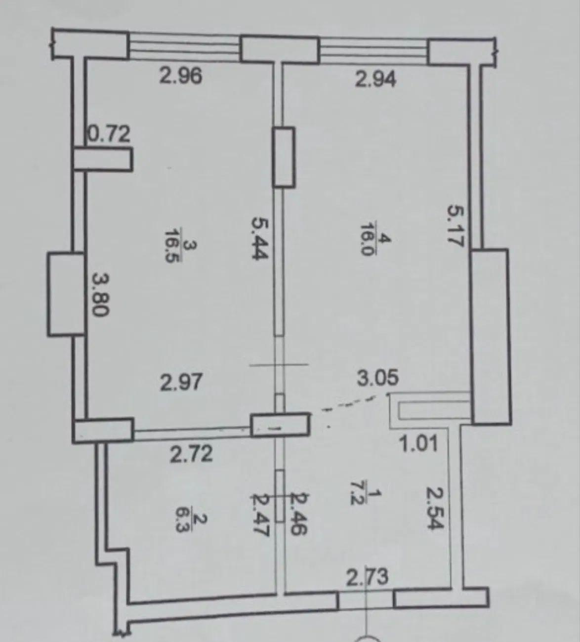 Продажа 1-комнатной квартиры 45.8 м², Кисілевської вул., 37