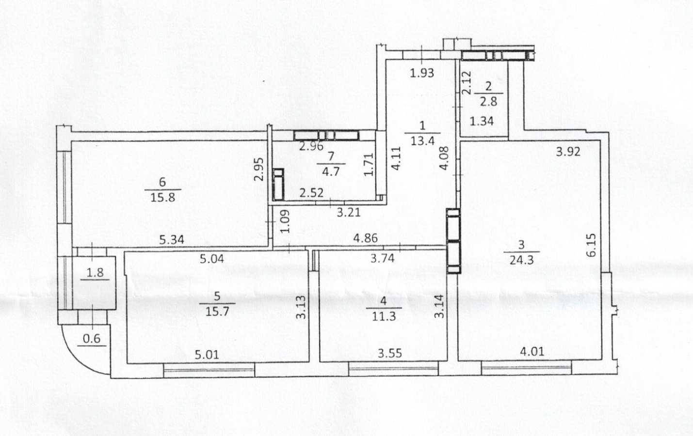 Аренда 3-комнатной квартиры 90 м², Завальная ул., 10Г