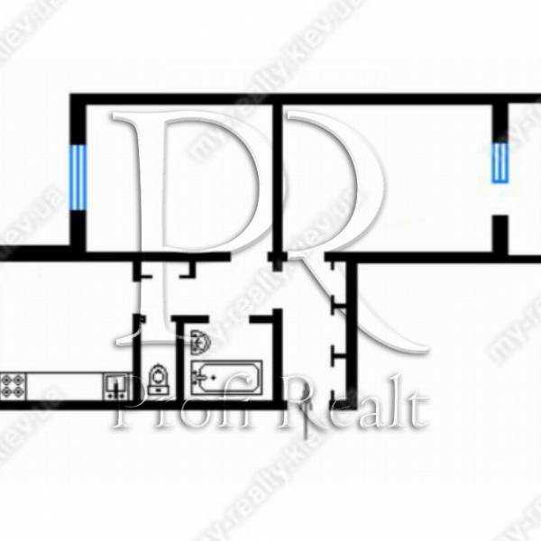 Продажа 2-комнатной квартиры 57 м², Оболонский просп., 27А