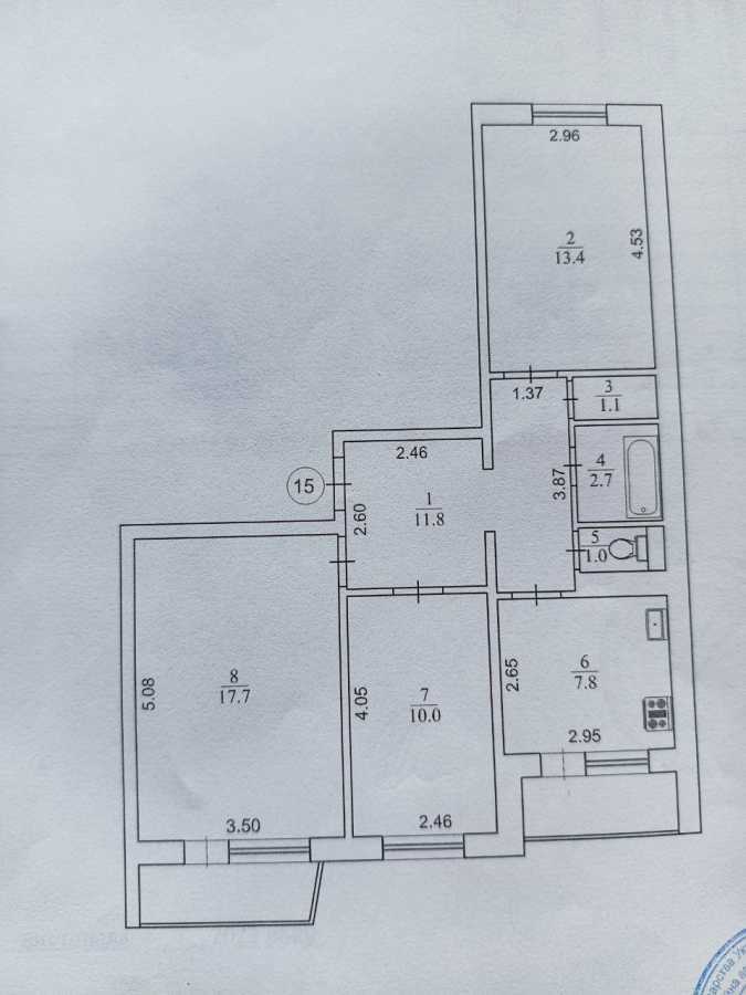 Продаж 3-кімнатної квартири 71 м², Академіка Єфремова вул., 7