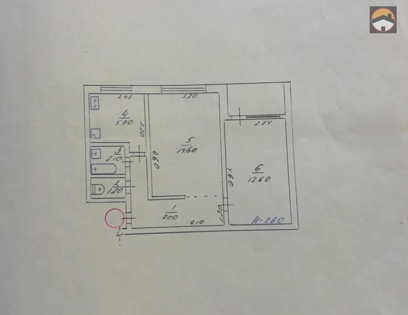 Продажа 2-комнатной квартиры 45 м², Юрия Гагарина просп., 44