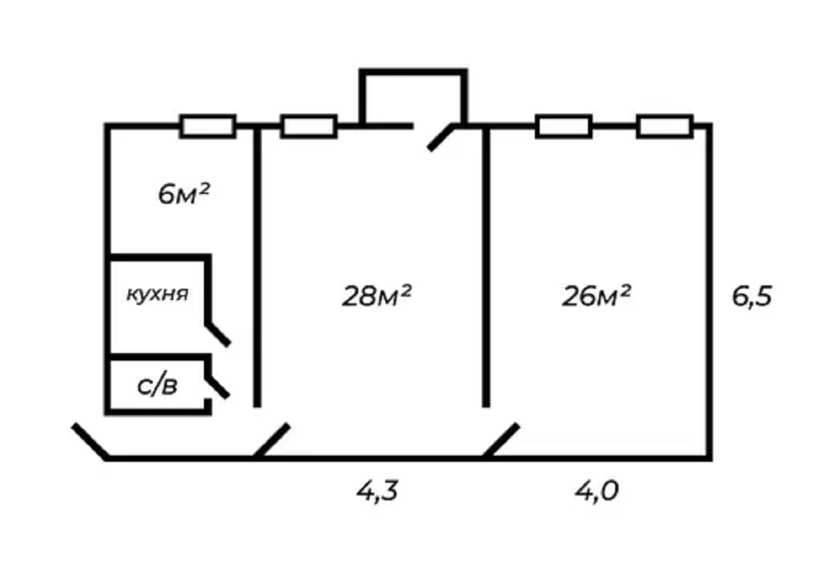 Аренда офиса 60 м², Межигорская ул., 39/20