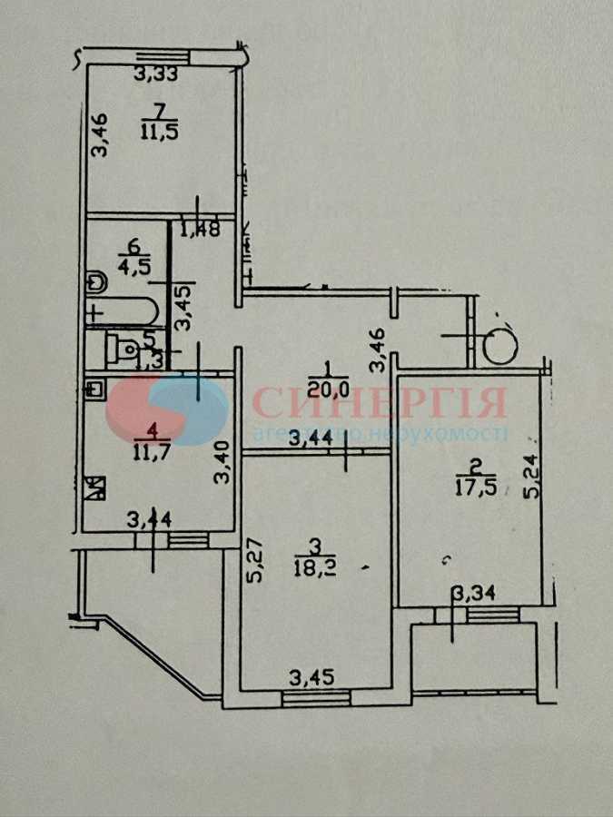 Продаж 3-кімнатної квартири 93 м², Маршала Тимошенка вул., 15Г