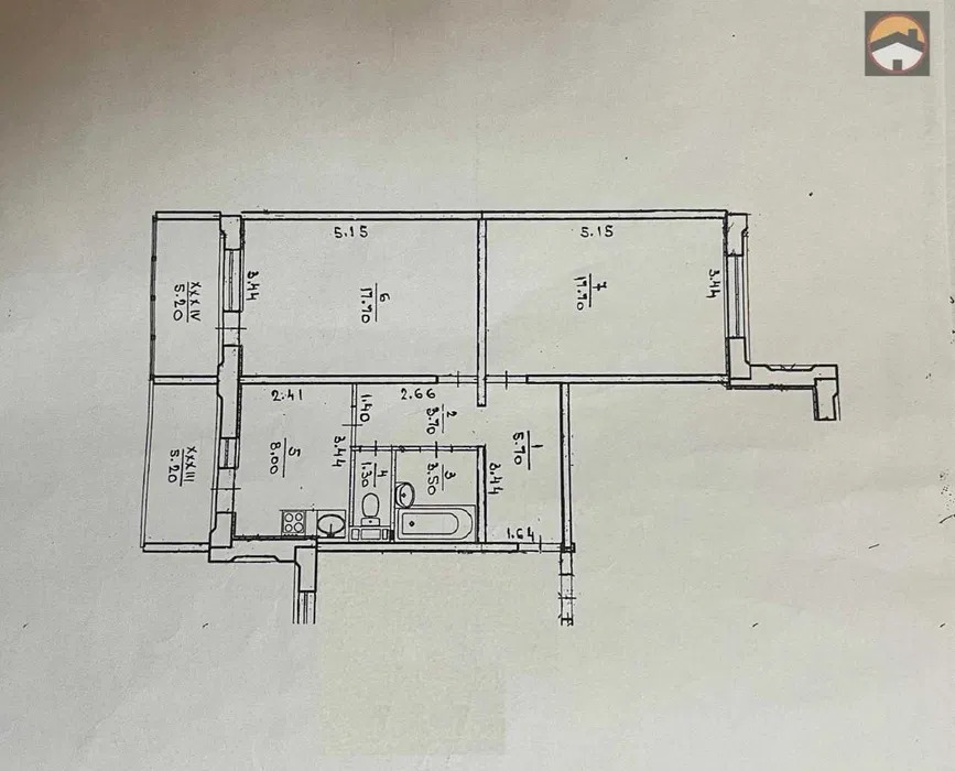 Продажа 2-комнатной квартиры 68 м², Кушнарева ул., 1