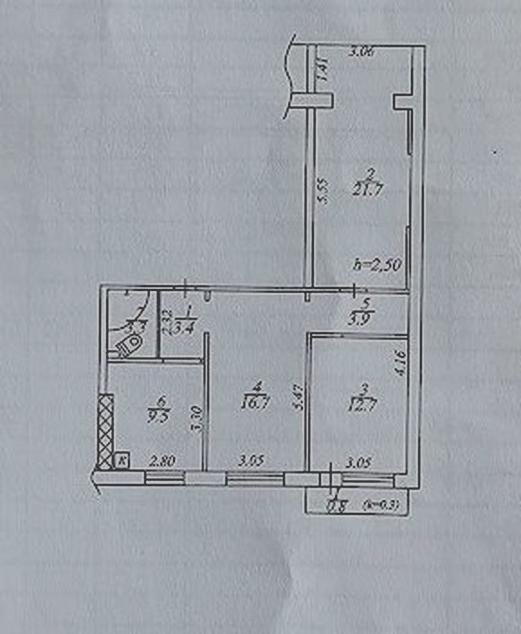 Продажа 3-комнатной квартиры 72 м², Березинская ул., 36