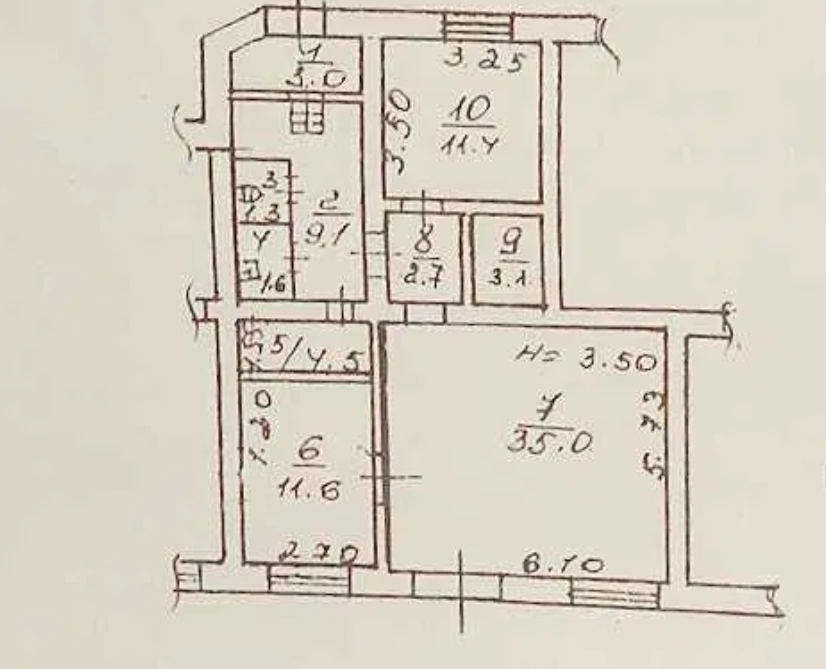 Оренда приміщення вільного призначення 84 м², Гагарина просп.