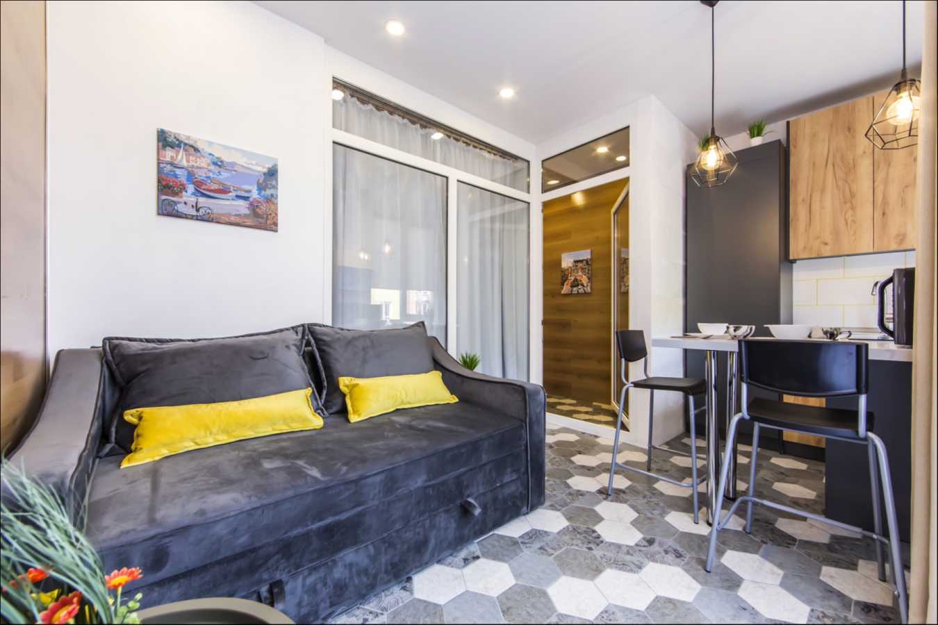 2-комнатная квартира посуточно 35 м², Соборности просп., 17/2