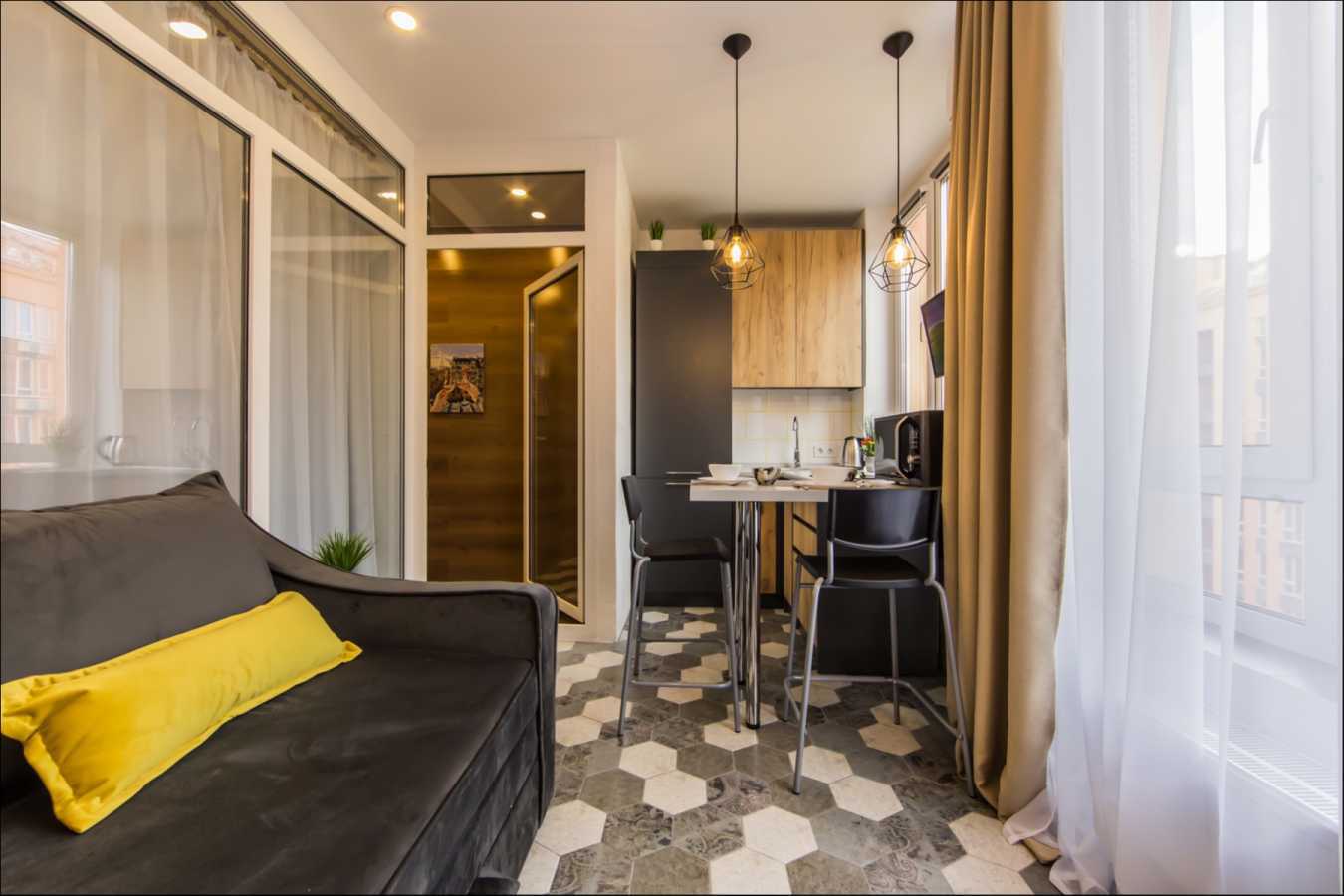 2-комнатная квартира посуточно 35 м², Соборности просп., 17/2