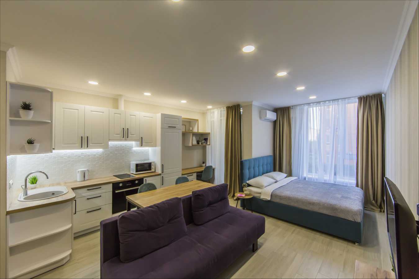 1-комнатная квартира посуточно 35 м², Соборности просп., 17 К2