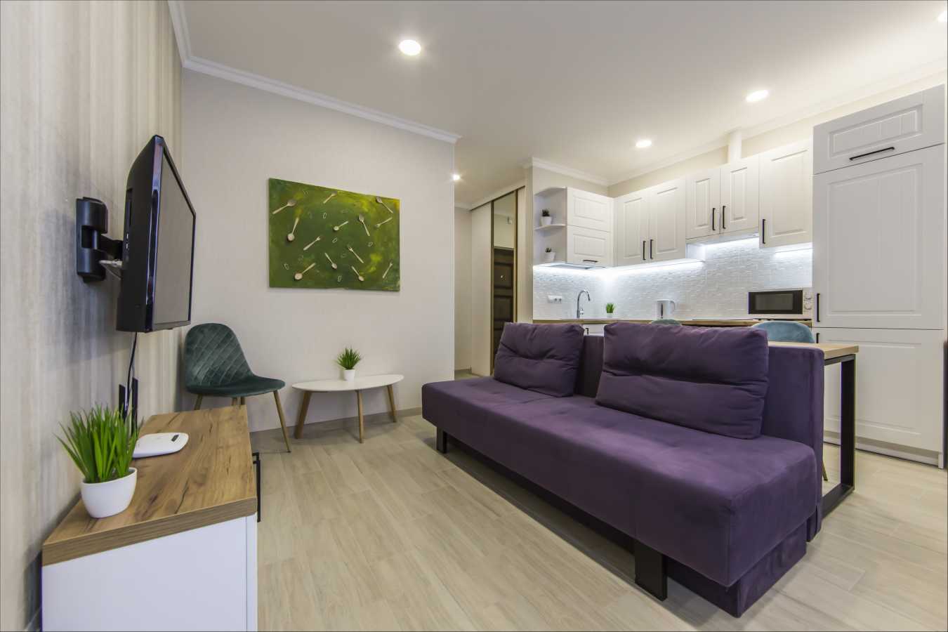 1-комнатная квартира посуточно 35 м², Соборности просп., 17 К2