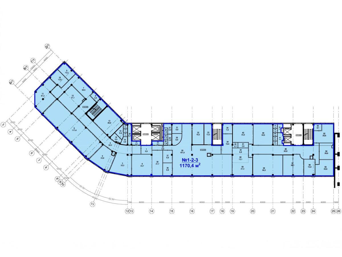 Продаж офісу 1170 м², Харківське шосе