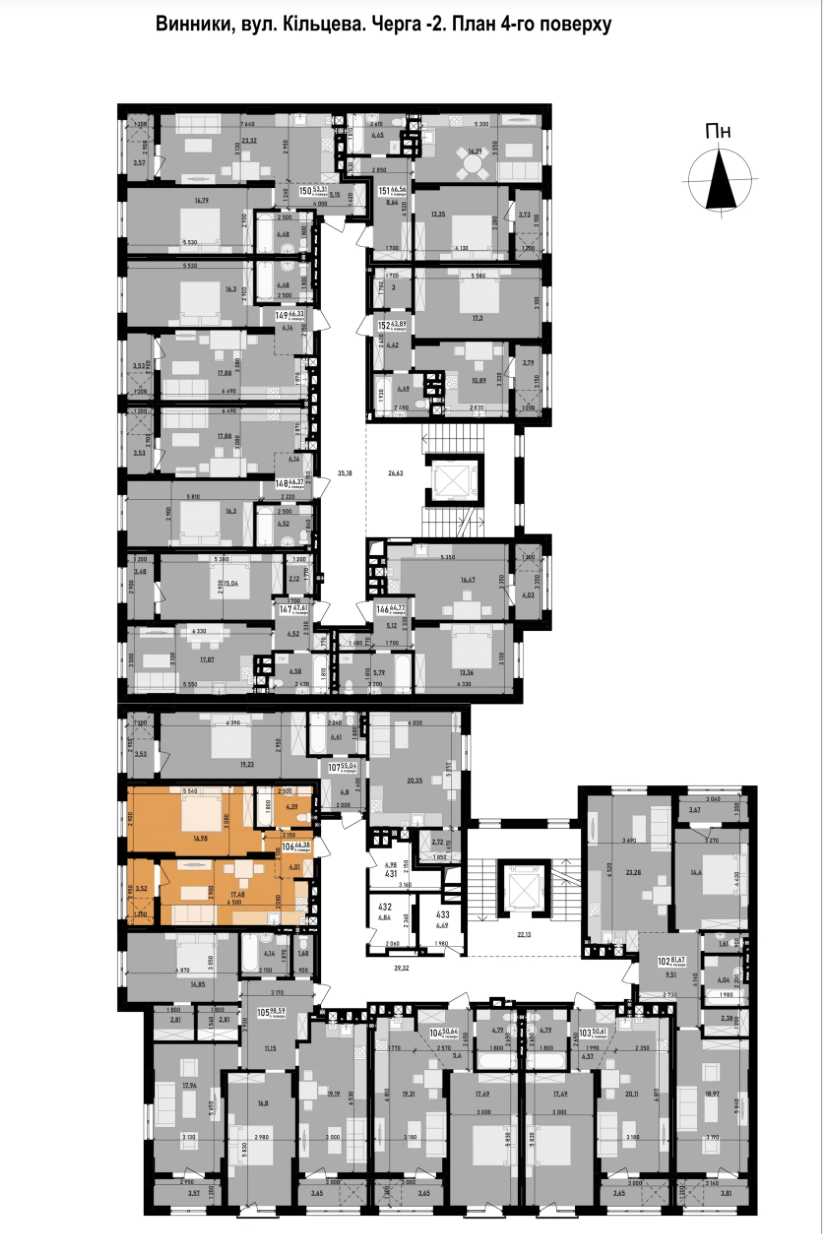1-кімнатна 46.38 м² в ЖК Весняний від 37 810 грн/м², м. Винники