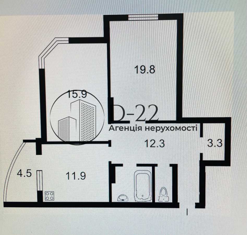 Продаж 2-кімнатної квартири 76 м², Михайла Донця вул., Драгоманова, 40з