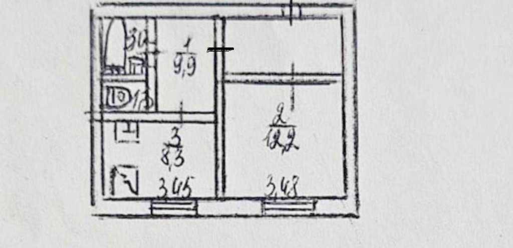 Продажа 1-комнатной квартиры 34.7 м², Академика Ефремова ул., 19