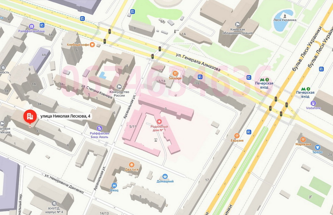 Аренда офиса 102 м², Лескова ул., 4