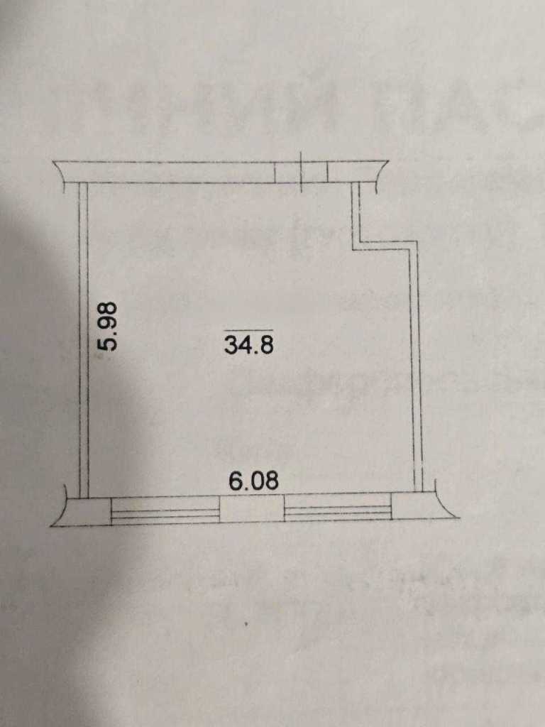 Продаж 1-кімнатної квартири 34.8 м², Сімферопольська вул., 11/1