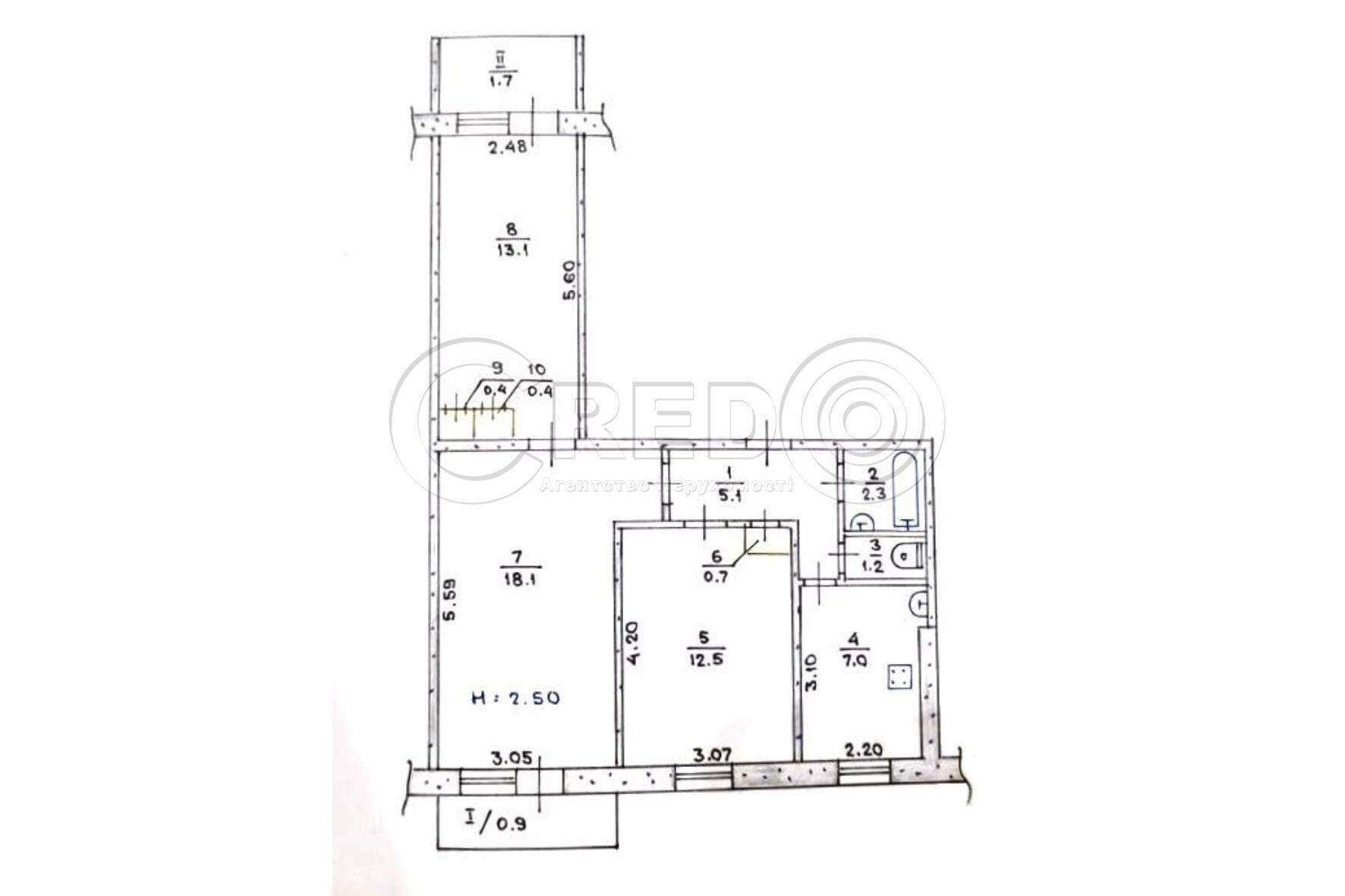 Продажа 3-комнатной квартиры 63.1 м², Маршака ул.
