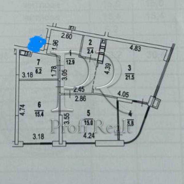 Продаж 2-кімнатної квартири 79 м², Причальна вул., 14