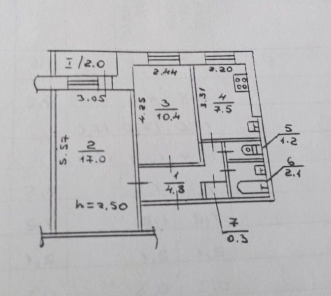 Продаж 2-кімнатної квартири 45 м², Воронезька вул., 79