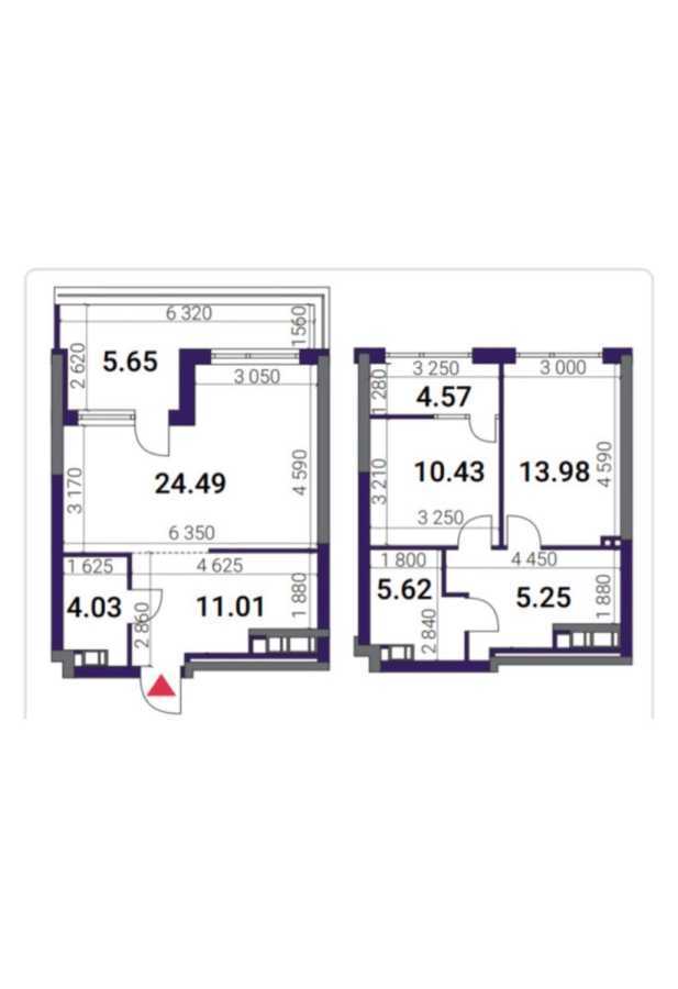 Продажа 3-комнатной квартиры 85.03 м², Причальная ул., 2