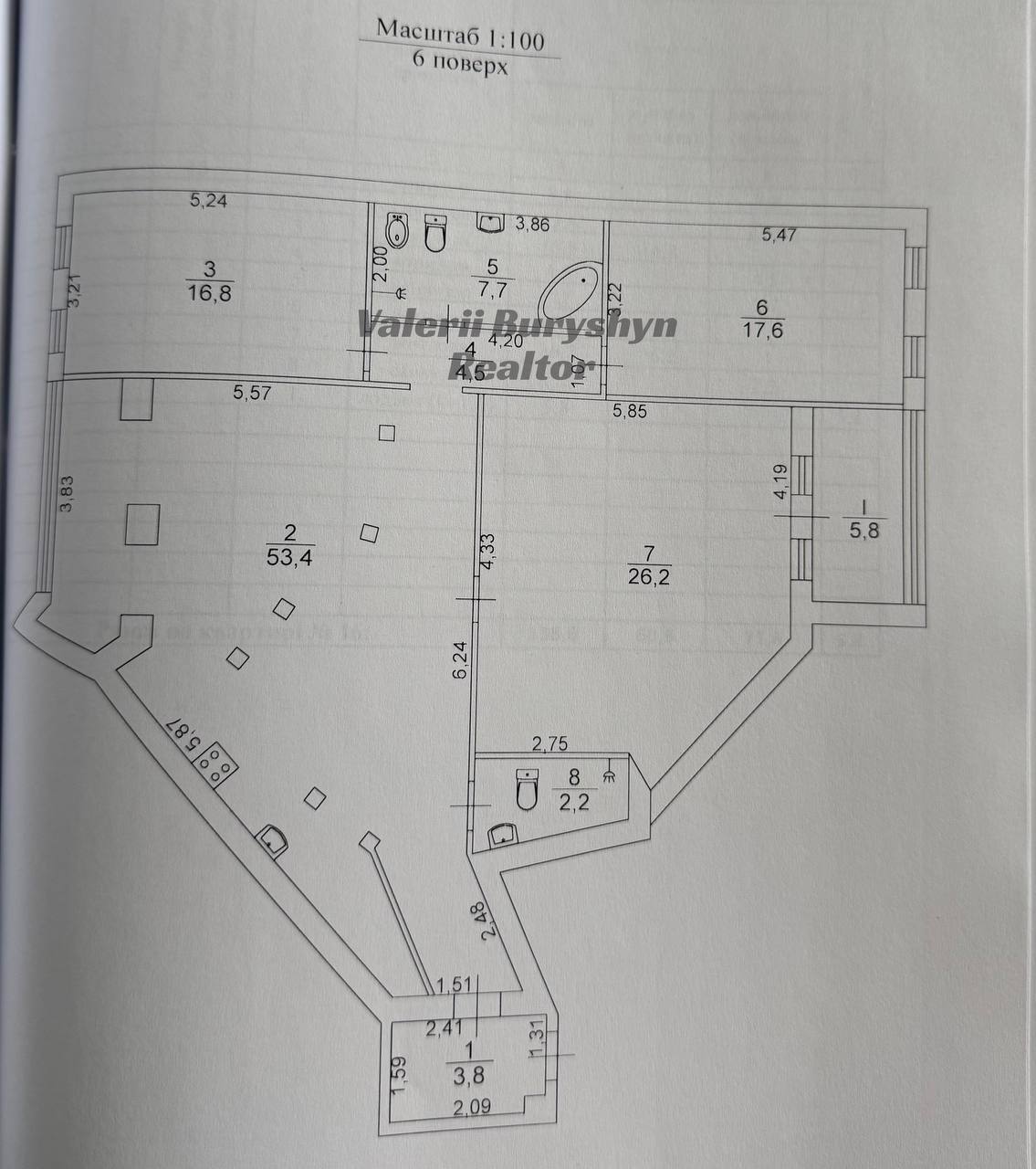 Продаж 3-кімнатної квартири 138 м², Дмитрівська вул., 43