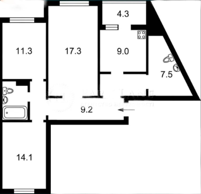 Продажа 3-комнатной квартиры 81 м², Елизаветы Чавдар ул., 28