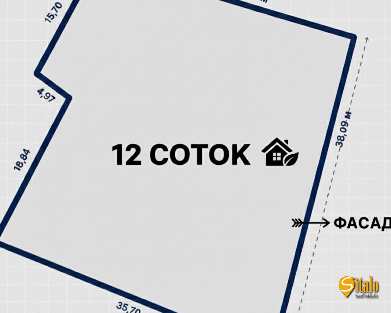 Продаж ділянки під індивідуальне житлове будівництво 12 соток