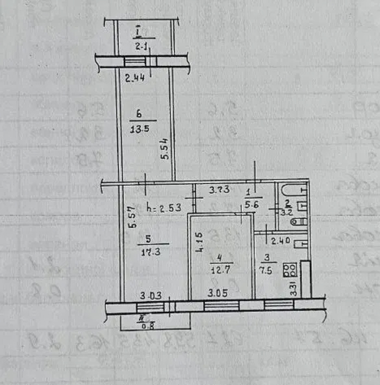 Продажа 3-комнатной квартиры 64 м², Маршала Малиновского ул., 38
