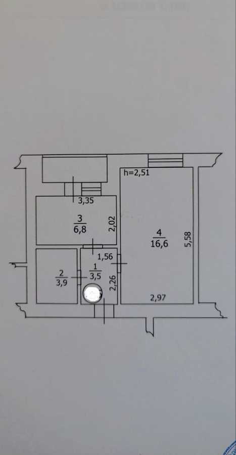Продажа 1-комнатной квартиры 32 м², Головатого ул., 20