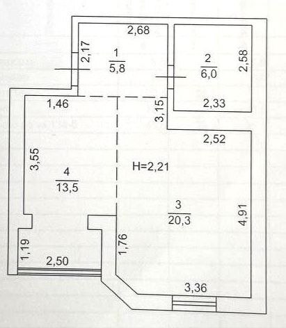 Продаж 1-кімнатної квартири 45 м², Академіка Вільямса вул.