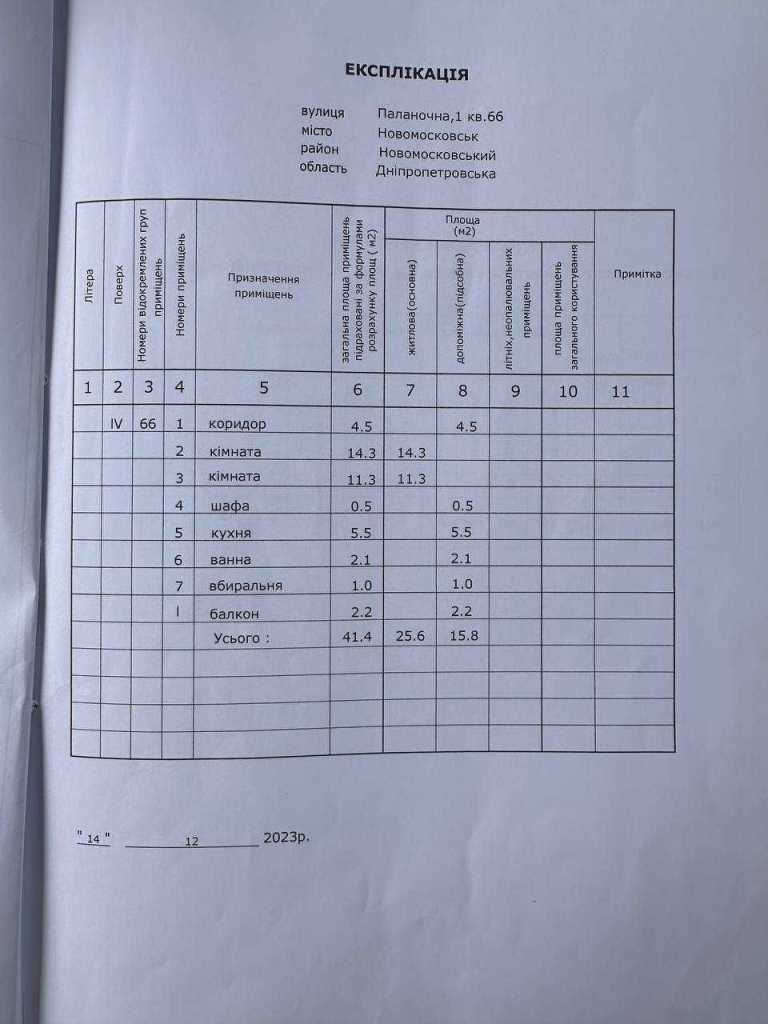 Продажа 2-комнатной квартиры 41 м², Паланочна