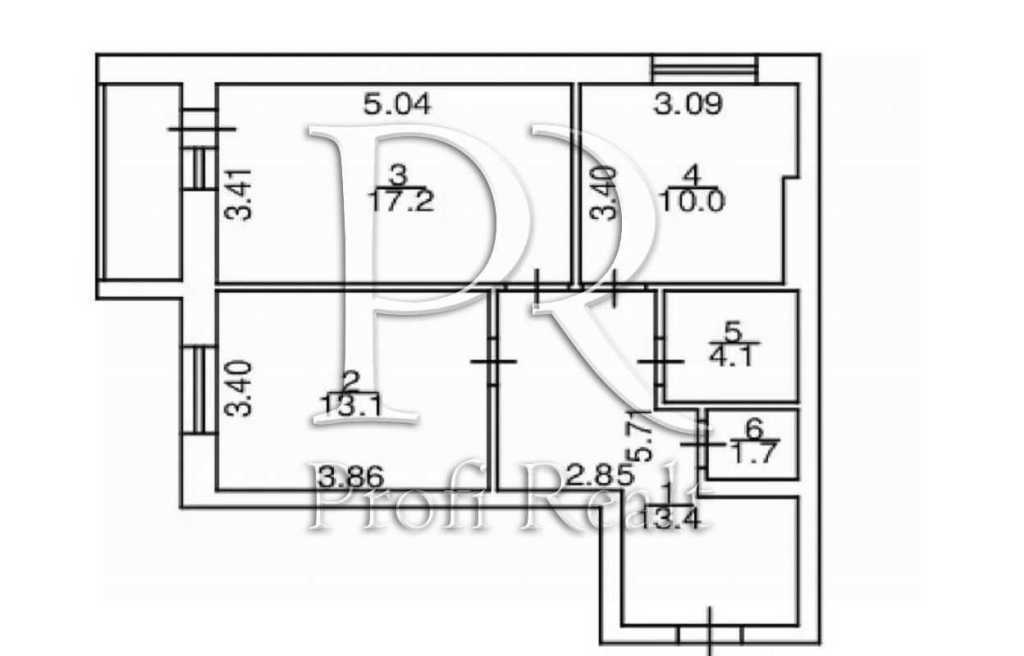 Продаж 2-кімнатної квартири 62 м², Чубинського вул., 8А