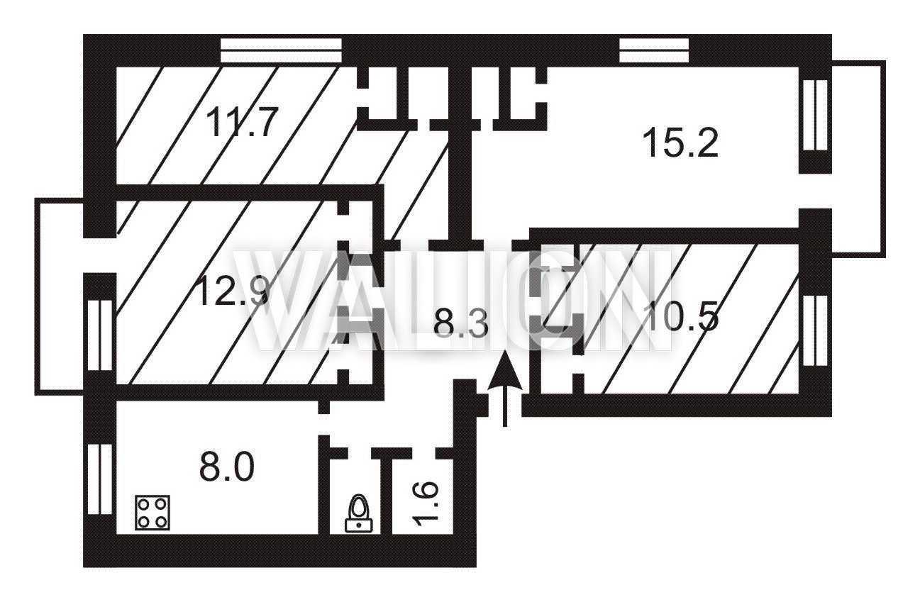 Продаж 4-кімнатної квартири 75 м², Тульчинська вул., 7