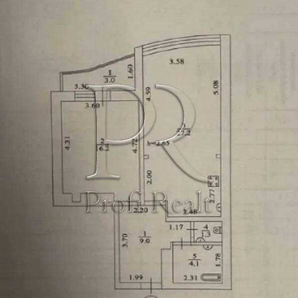 Продажа 1-комнатной квартиры 60 м², Олевская ул., 9