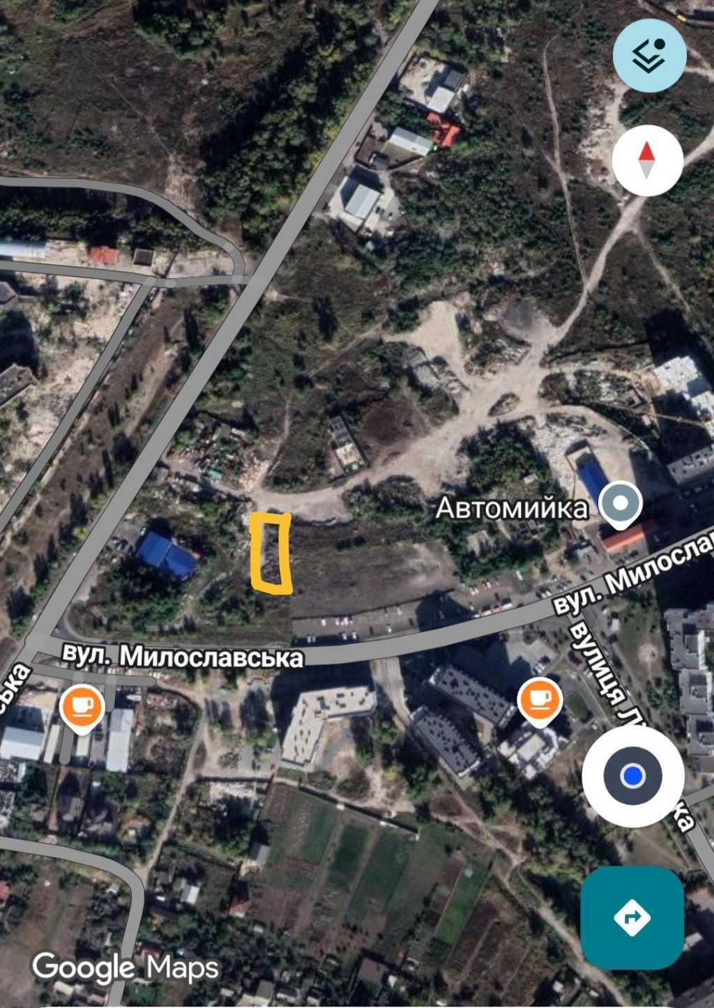 Продаж ділянки під індивідуальне житлове будівництво 8 соток, Милославська