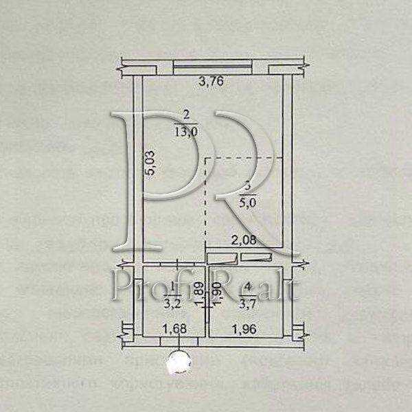 Продажа 1-комнатной квартиры 25 м², Петра Калнышевского ул., 6