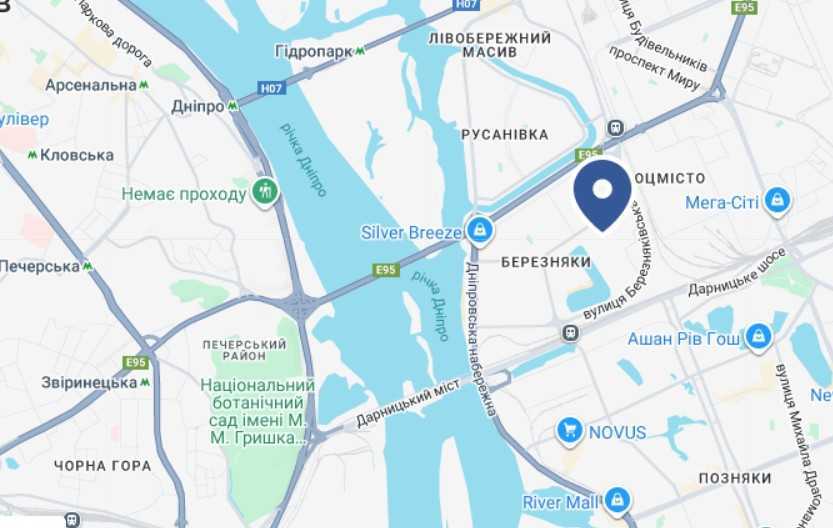 Аренда 1-комнатной квартиры 33 м², Павла Тычины просп., 26А