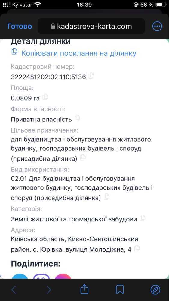Продажа участка под индивидуальное жилое строительство 38.09 соток, Молодежная