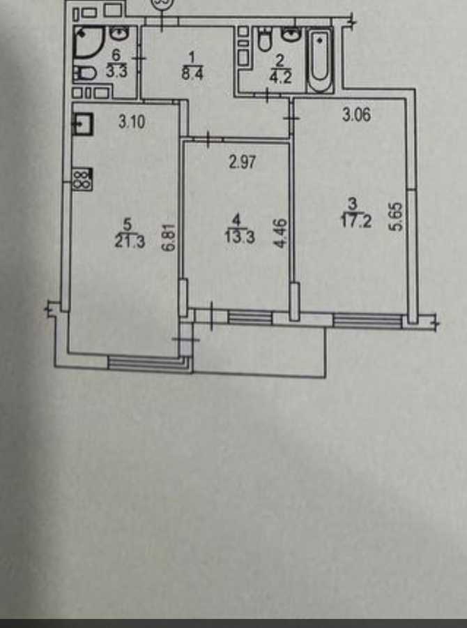 Продажа 2-комнатной квартиры 70 м², Родини Крістерів, 14В