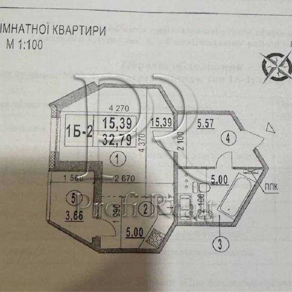 Продажа 1-комнатной квартиры 33 м², Юлії Здановської, 83Г