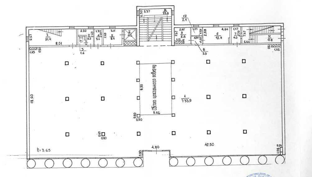 Аренда офиса 2887 м², Святослава Храброго ул.