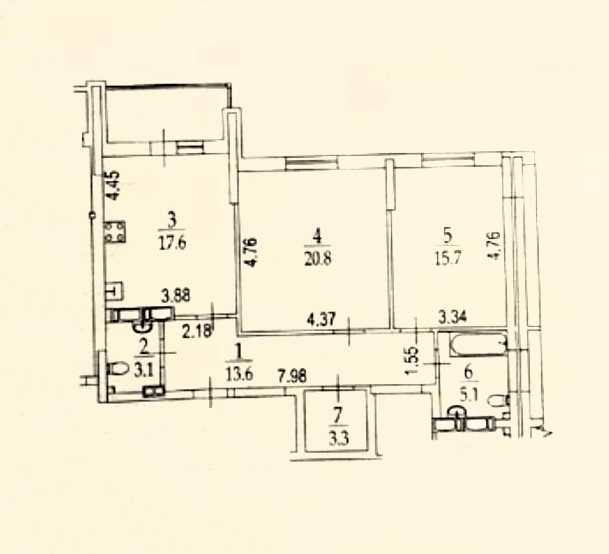 Продажа 2-комнатной квартиры 85 м², Никольско-Слободская ул., 10