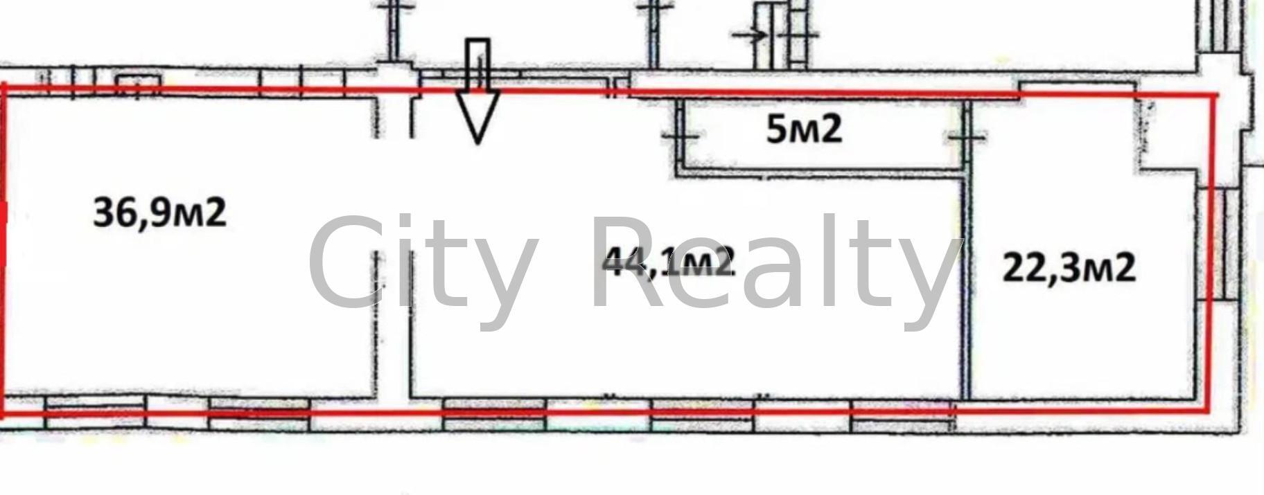 Аренда офиса 108.3 м², Крещатик ул., 7/11