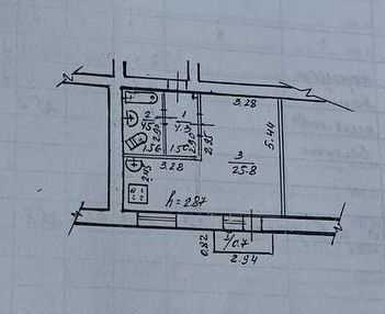 Продажа 1-комнатной квартиры 35 м², Титова ул., 1
