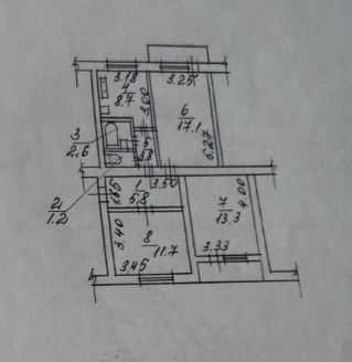 Продажа 3-комнатной квартиры 67 м², Минусинская ул.