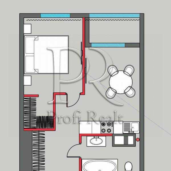 Продажа 1-комнатной квартиры 40 м², Светлая ул., 3Д-К3